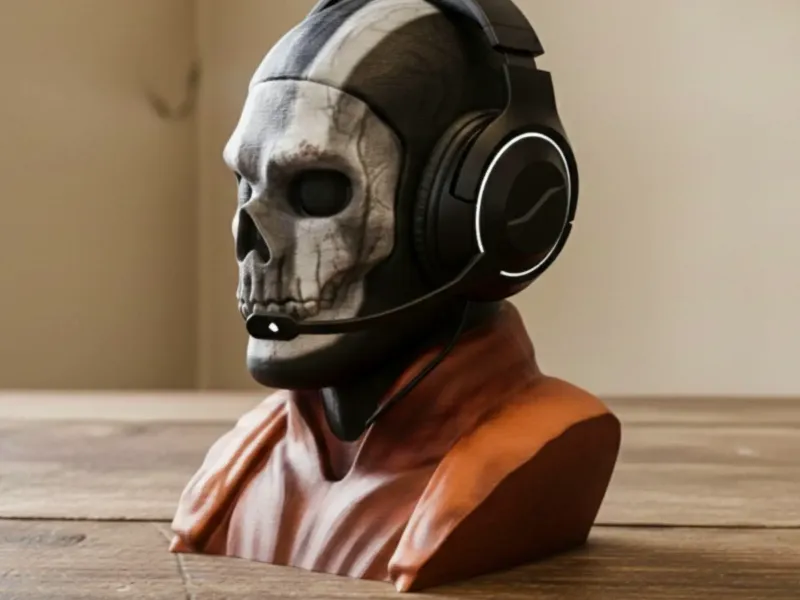 подставка для гарнитуры Ghost из Call of Duty для геймеров