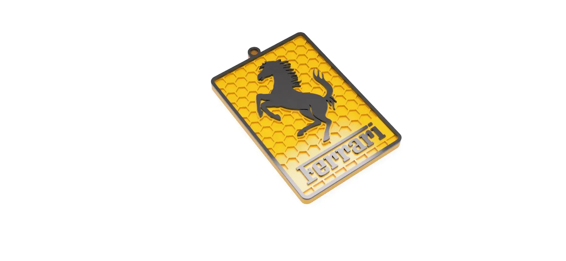 Ferarri logo keychain