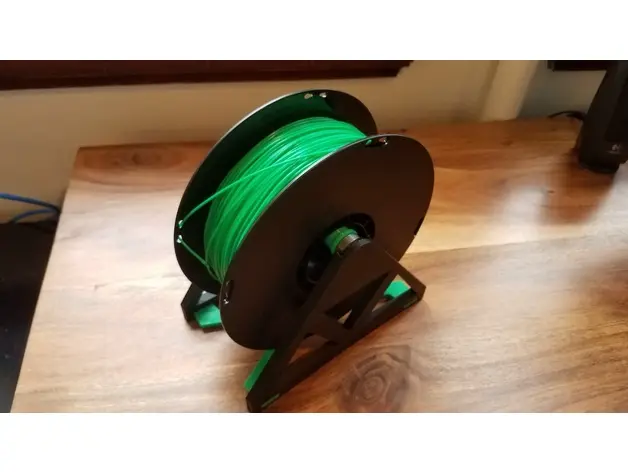 Desktop Filament Holder - Roller Bearing - 80mm Spool