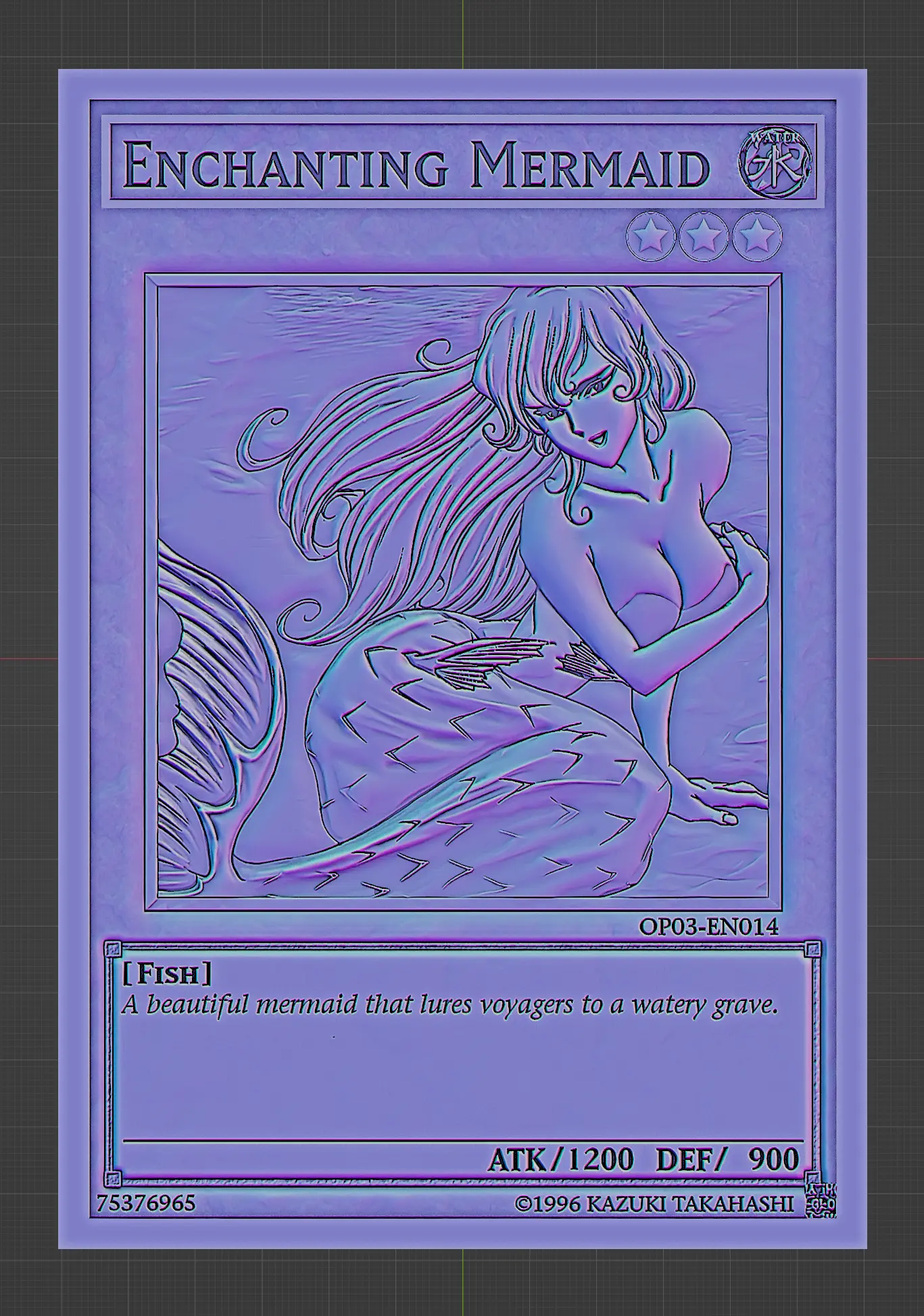enchanting mermaid yugioh card Yu-Gi-Oh! - Legend of Blue-Eyes White Dragon - 25th Anniversary Reprint Yugioh- Enchanting Mermaid by NerdInDisguise96