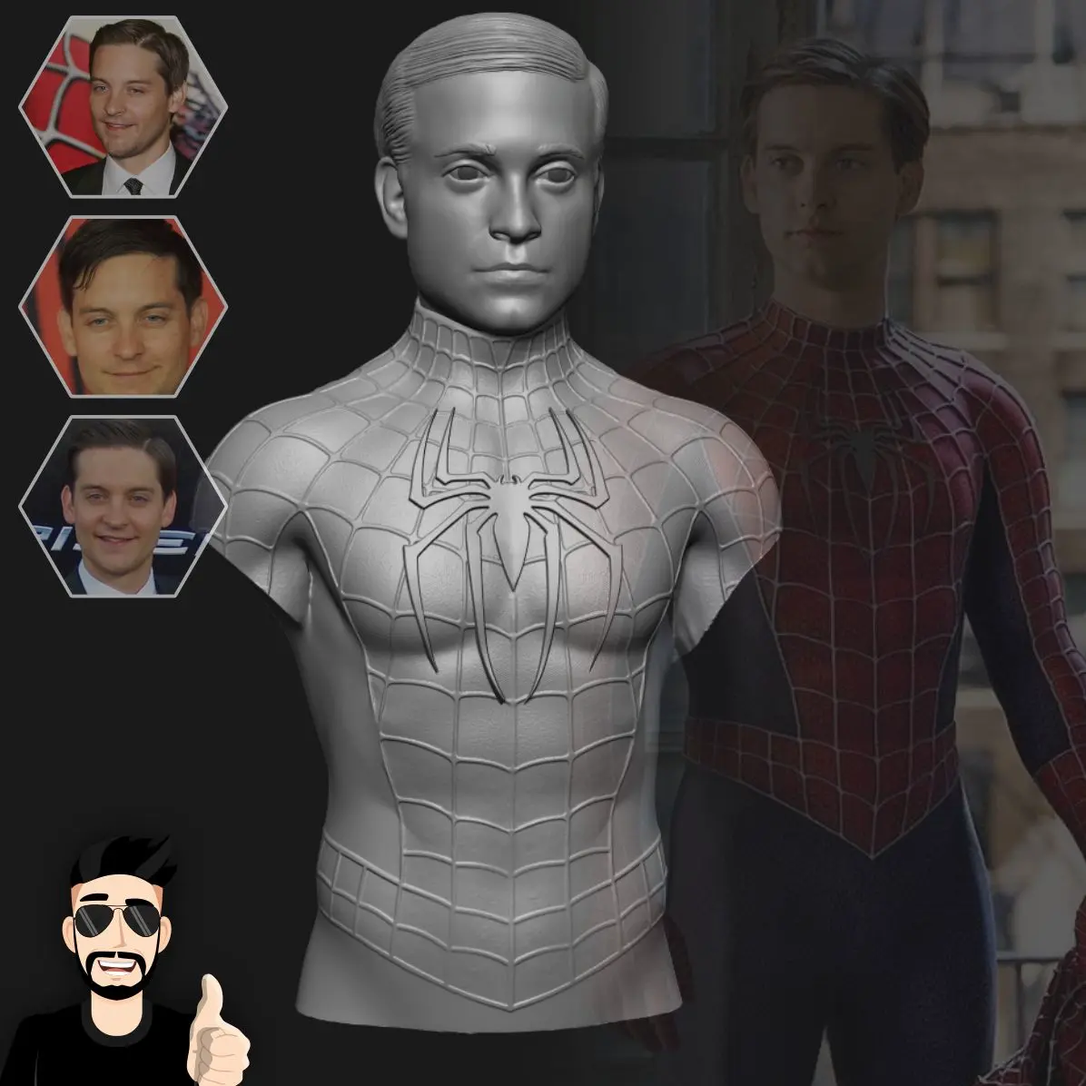 TOBEY MAGUIRE - SPIDER-MAN | 3D models download | Creality Cloud