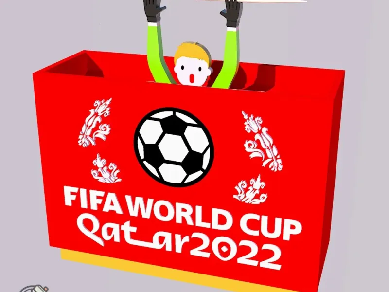 Toothstick Dispenser FIFA WORLD CUP Qatar 2022