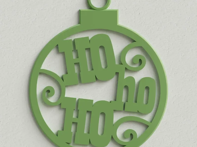 Christmas ornament - Ho ho Ho