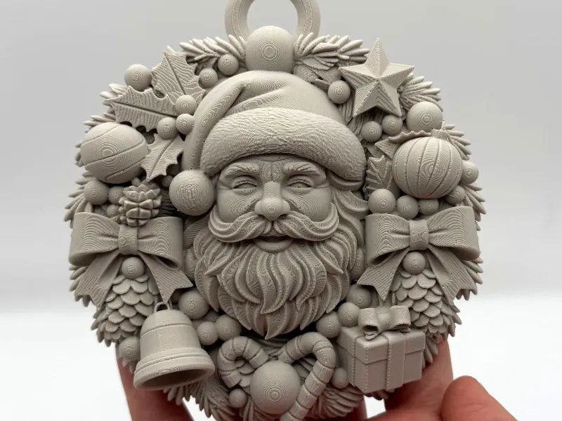 Ghirlanda Natalizia di Babbo Natale