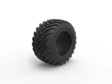 Offroad tire 49 Scale 1:25-1