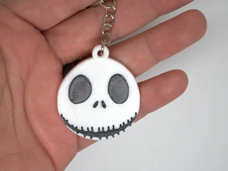 Jack Skellington Nightmare Before Christmas Keychain