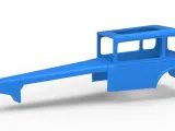 Shell of Vintage Supermodified stock car V4 Scale 1:25-3