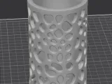 Organic Pattern Vase STL. Modern Decorative Vase 3D Print-0