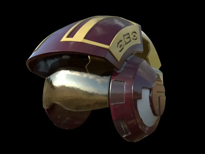 Sabine Wren Ahsoka speeder Mandalorian Helmet 3d Digital fil
