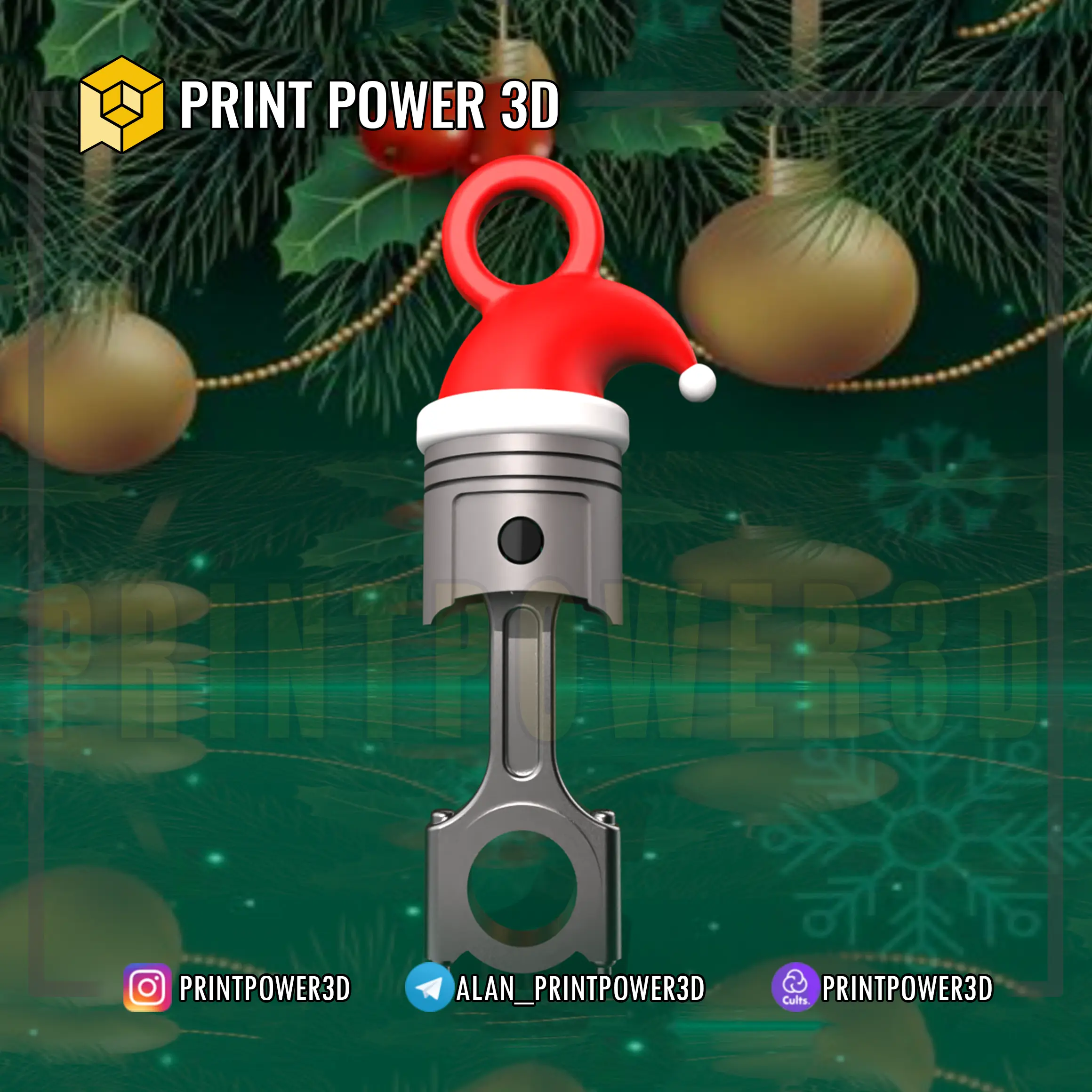 Adorno Piston Navidad