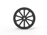 Diecast Wagon wheel-3