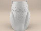 Cute Owl planter 3D Print File-7
