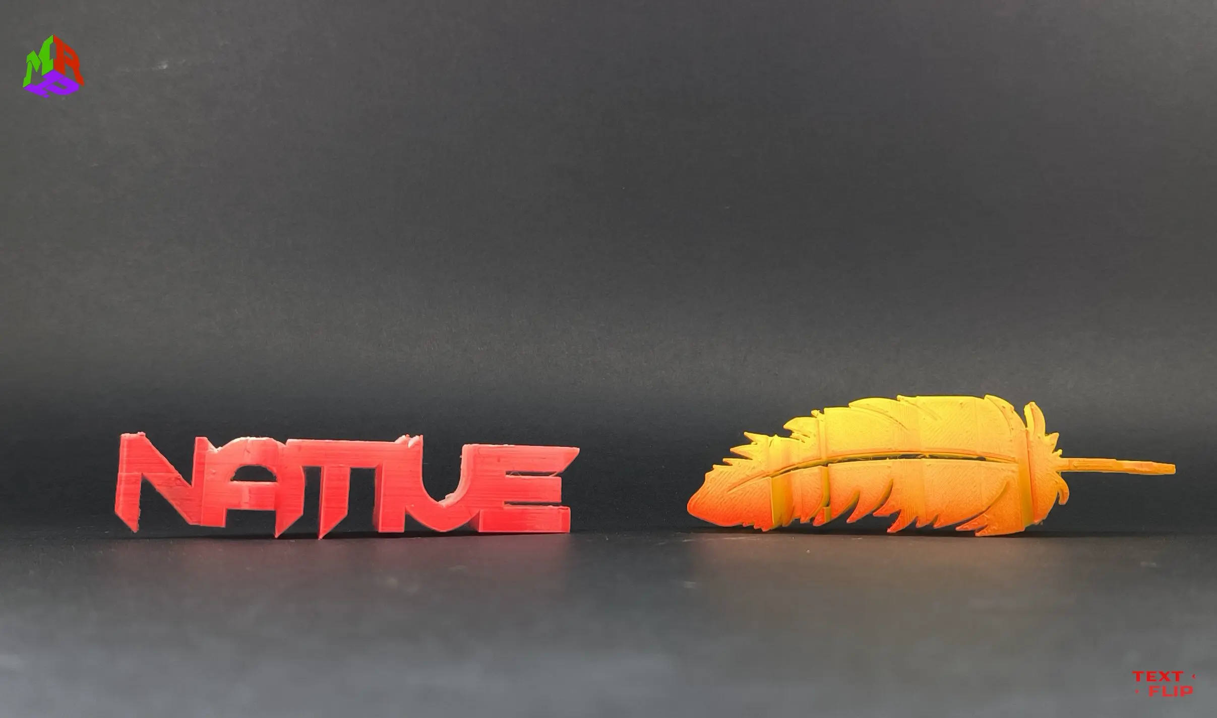 Voltear texto - Pluma india