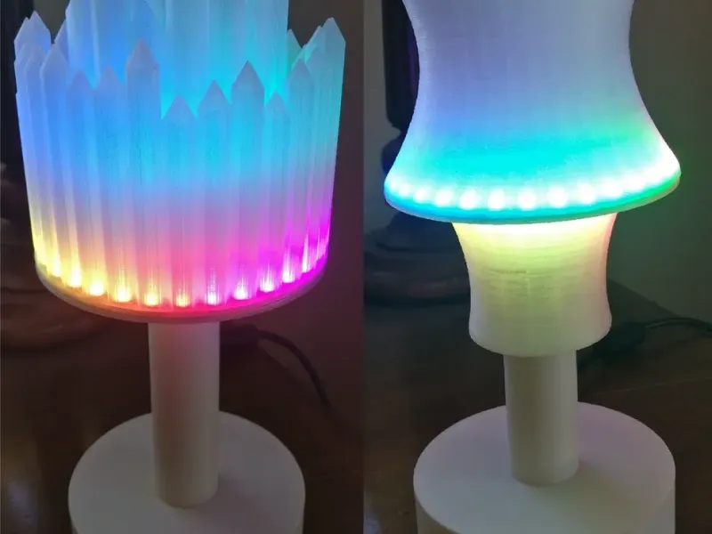 Modulare Neopixel-Ringlampe