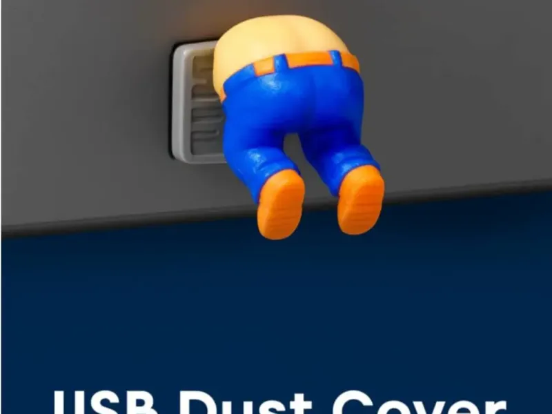 K2 plus Plumbers Crack USB dust cover office Gag gift