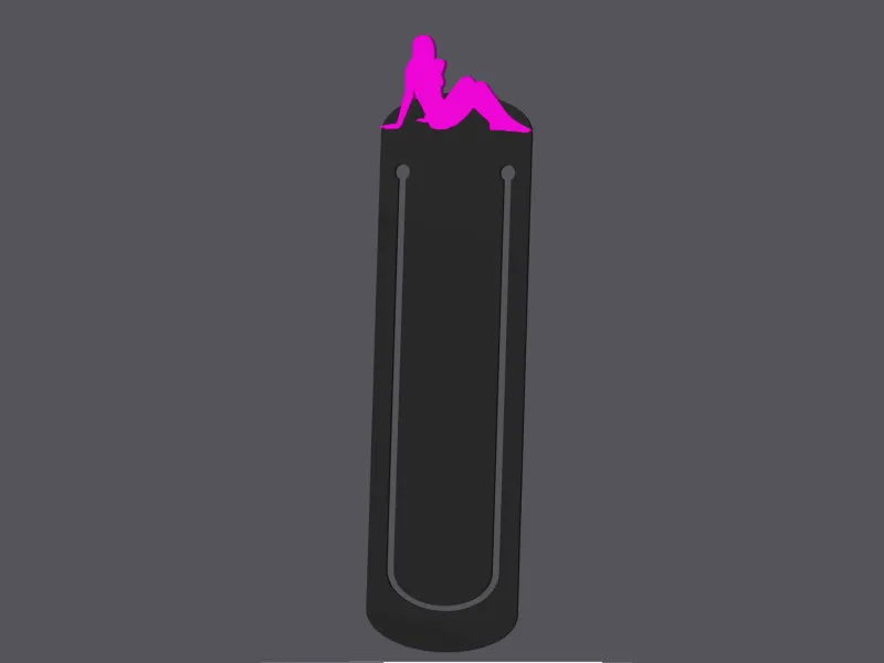 Silhouette Relaxing Woman - Bookmark v1