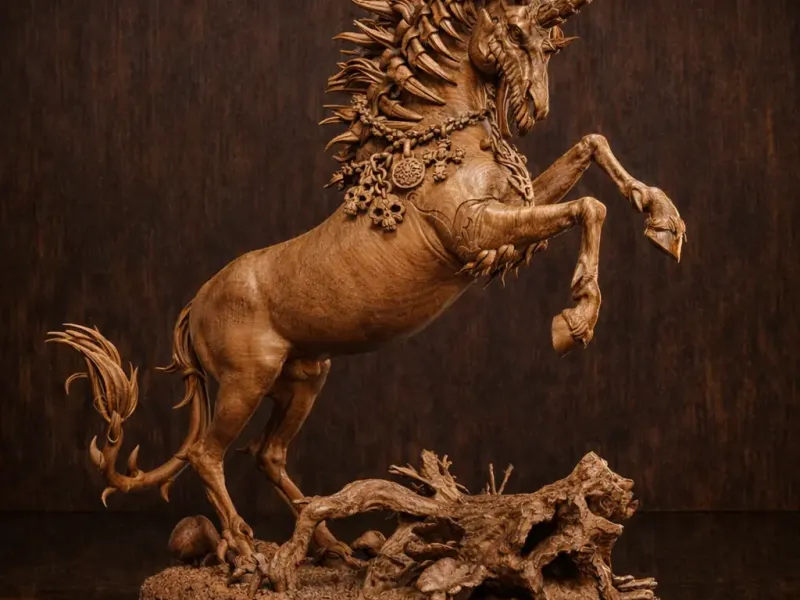 Wild Unicorn statue