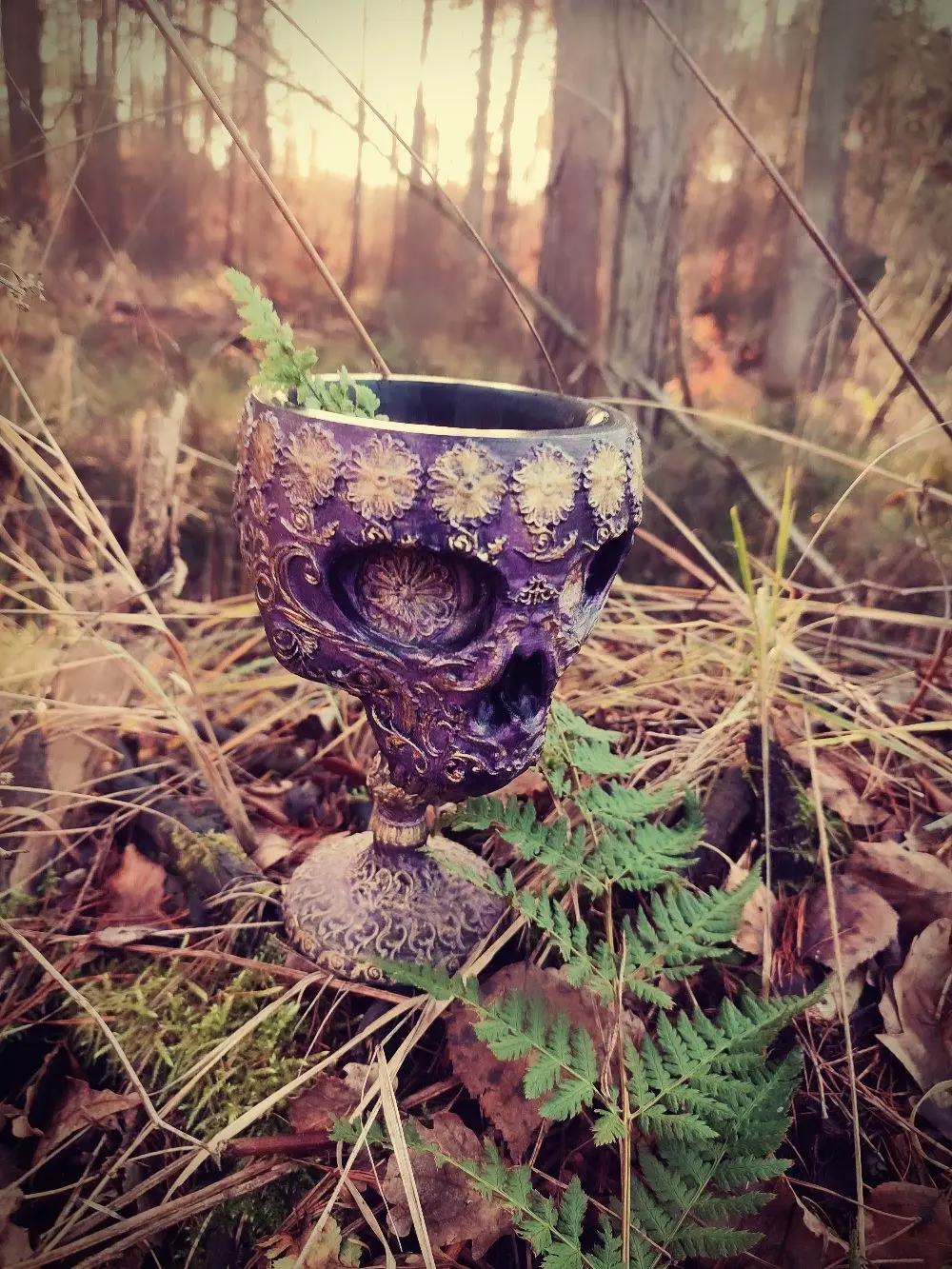 Ornamental Deluxe Skull Chalice