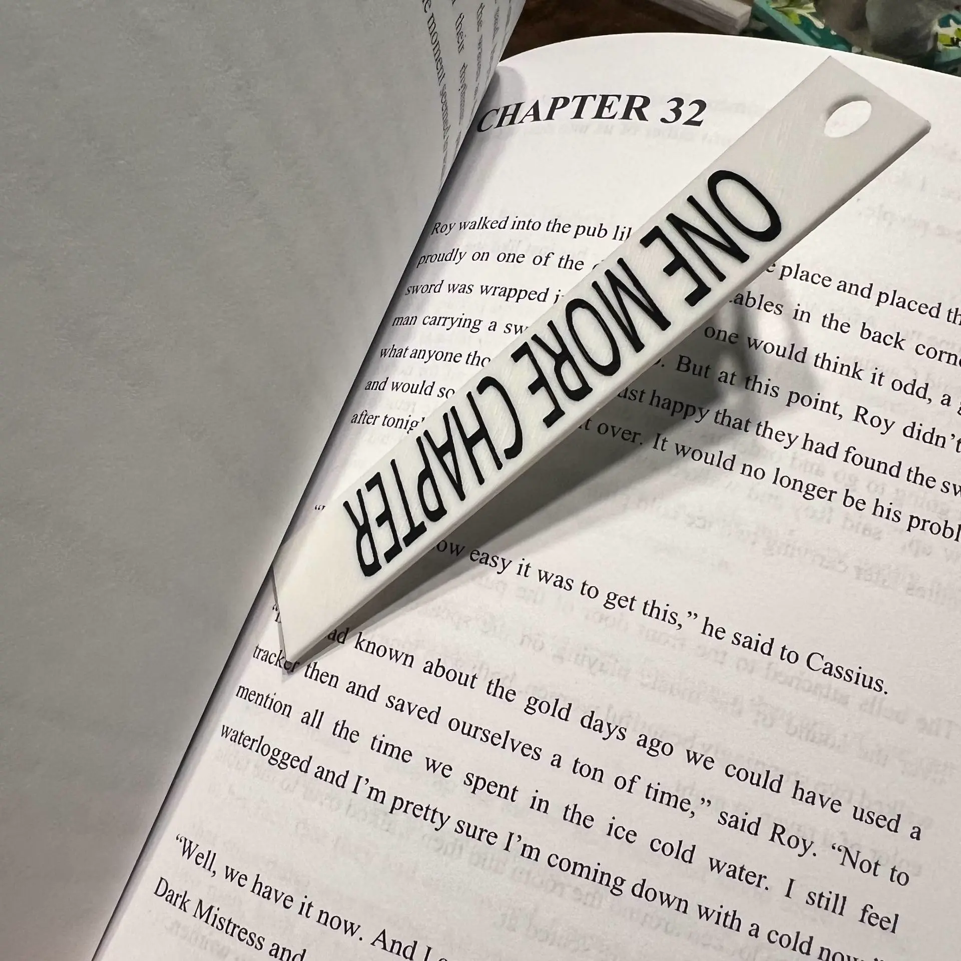 One More Chapter Bookmark - two color