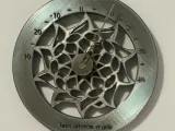 Ancient wall thermomter in gothic style-0