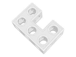 STEMFIE - Parts - Beams - Angled - U-shaped - Symmetric