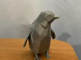 Penguin Low Poly Statue-0