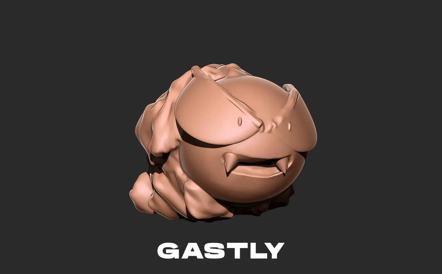 Pokemon - gastly 3d print model
