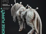 Pferdepuppe - Puppet Masters Show - Vorgestützt - 32mm-3