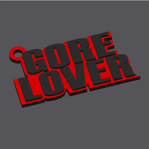GORE LOVER KEYCHAIN