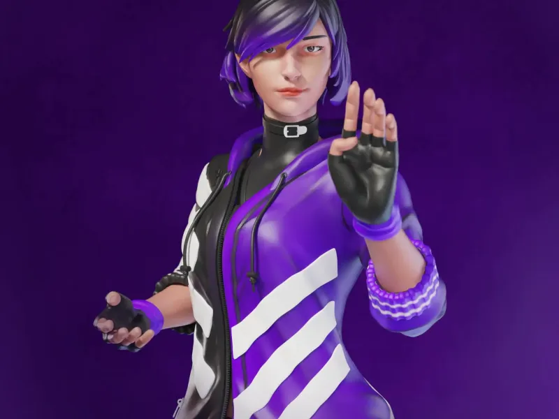 Mishima Reina - Tekken 8 Game Figure For 3D Printing