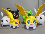 Digimon Patamon Standing Pose Single-Color Print Assembly Edition-7