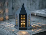 Casbah Lantern – Moroccan Geometric Lattice Tea-Light Holder-5
