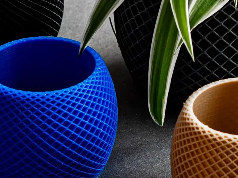 Geometric Pattern Plant Pot