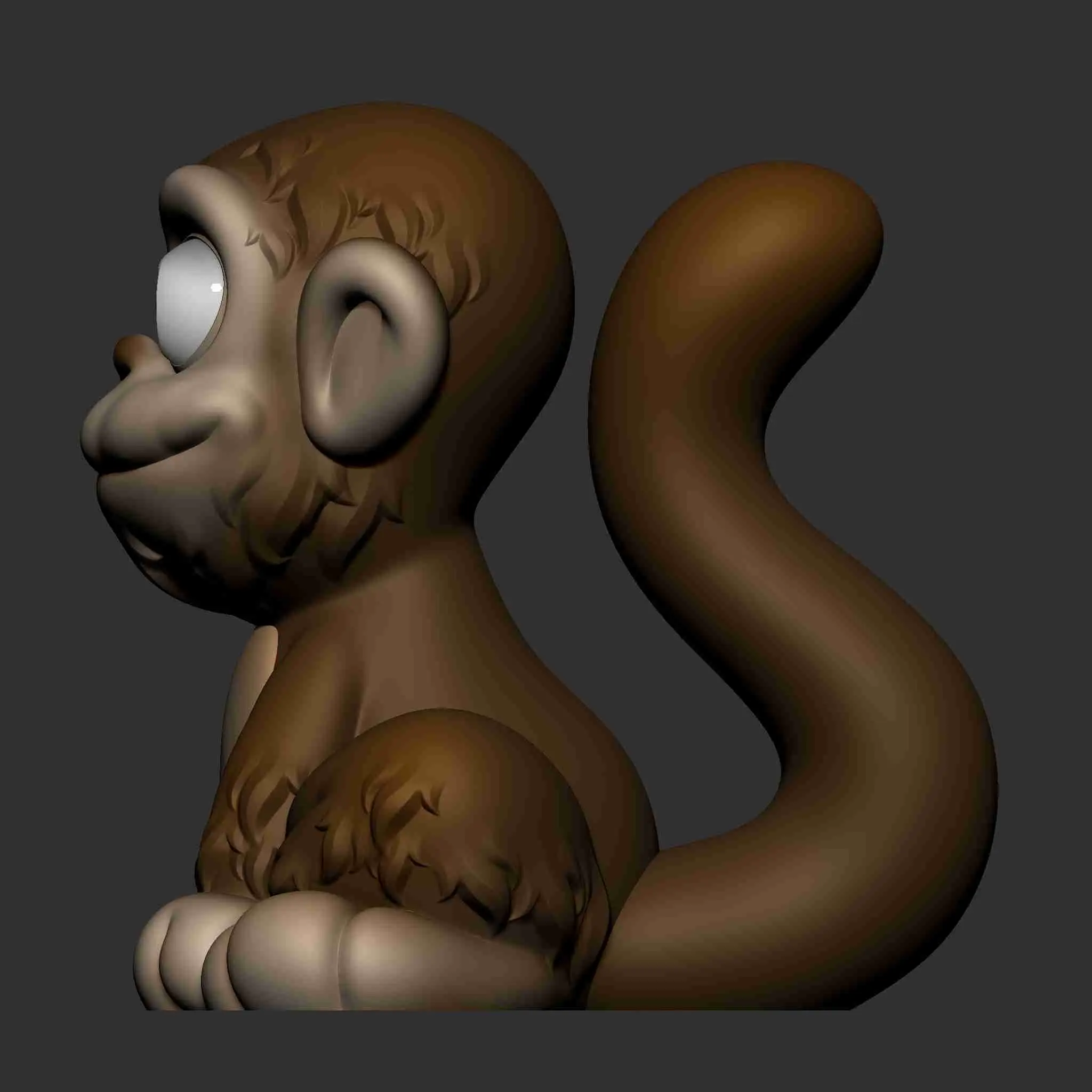 CUTE MONKEY (PRINT IN PLACE)