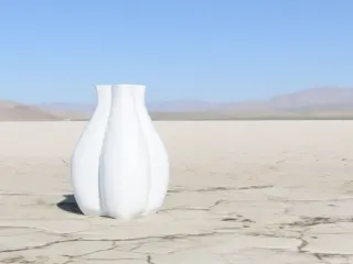 cloverleaf vase