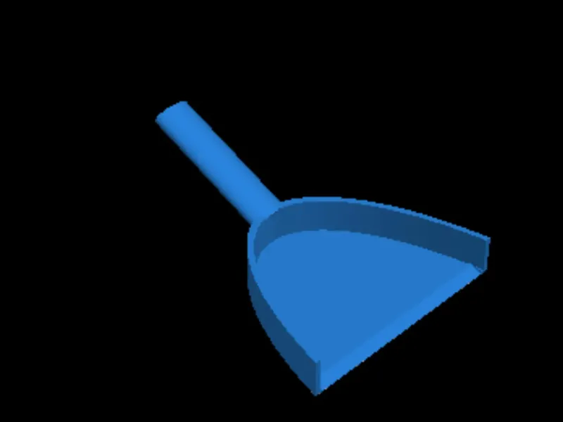 Scoop for 3d printed trash