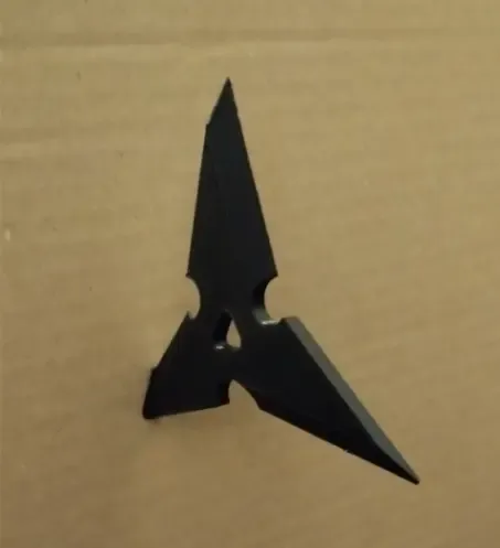 3 Shuriken a punta