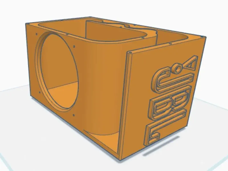 BOSE Soundwave 6in box JBL logo add on and lid