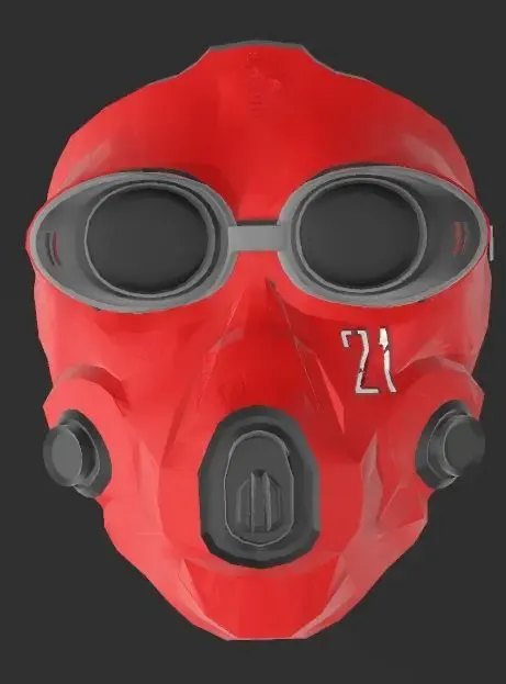 MASCHERA ROSSA 21