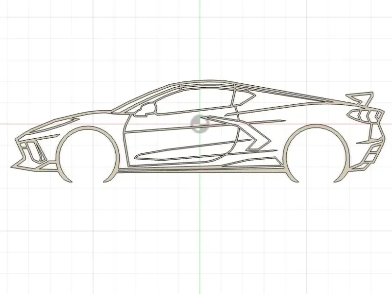 Corvette C8 Wall Art