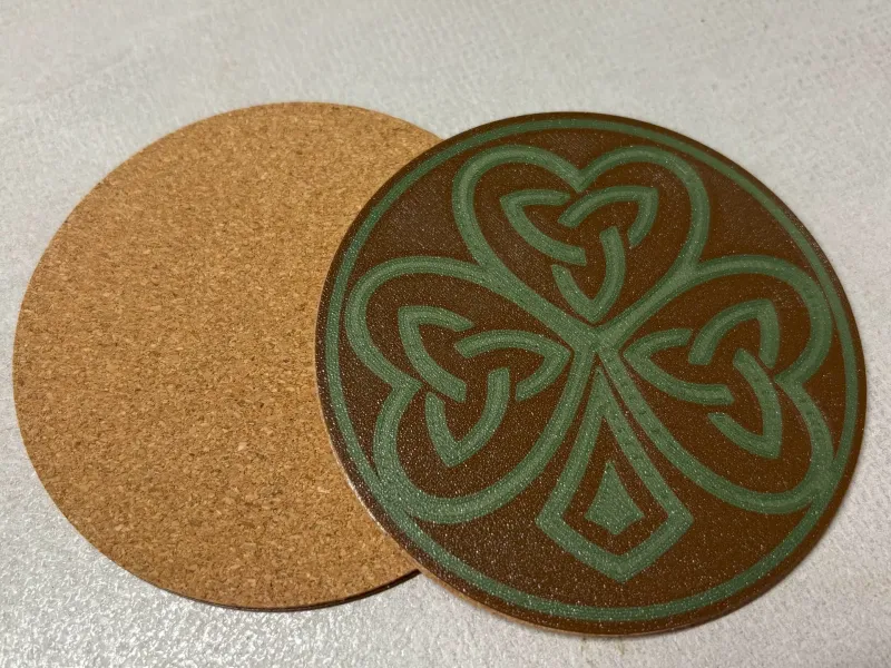 Celtic Shamrock Coaster
