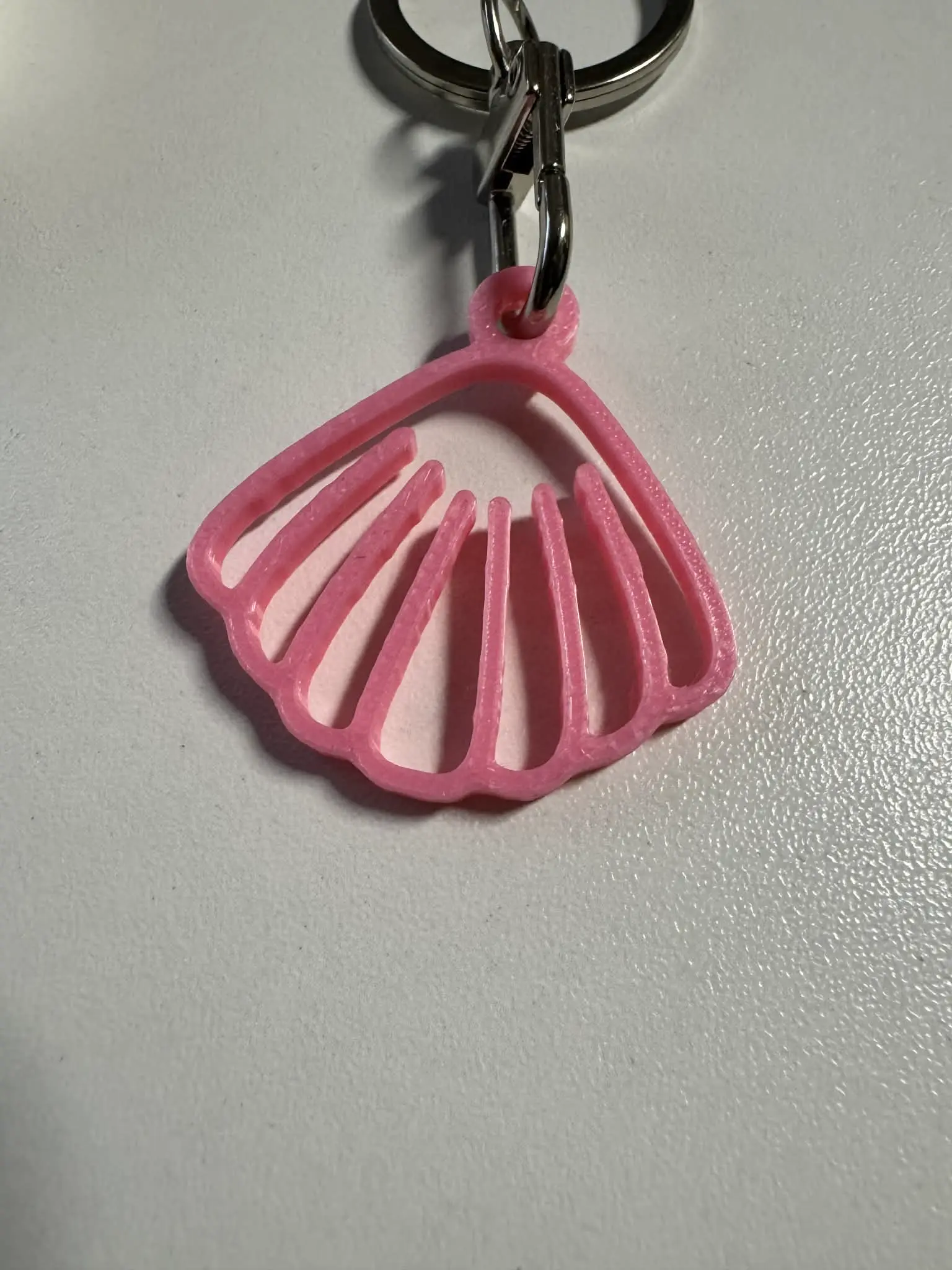 Seashell Keychain Charm