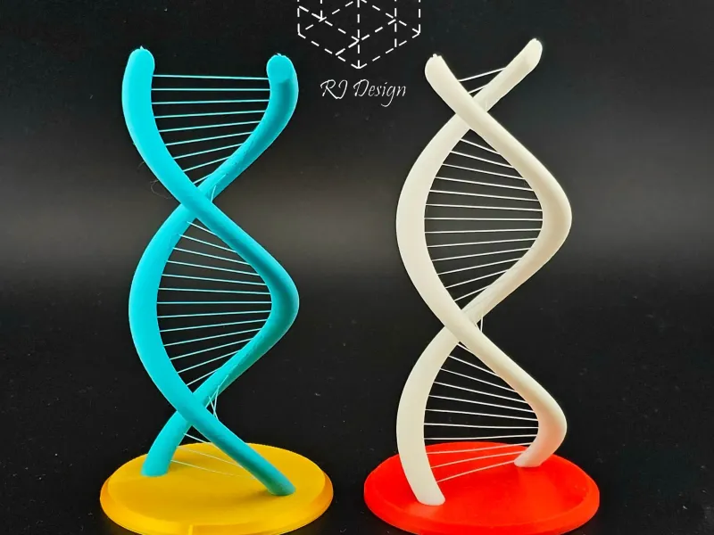 Double hélice à filament suspendu