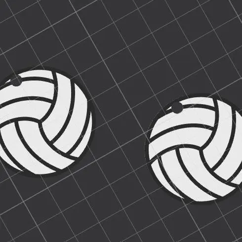 Volleyball Earrings