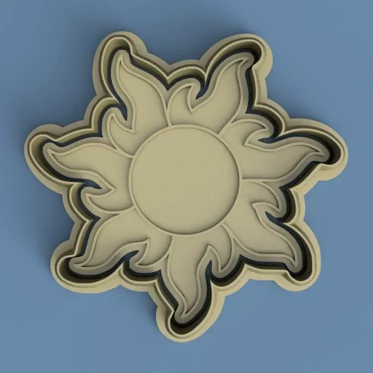 sun cutter + stamp / sol