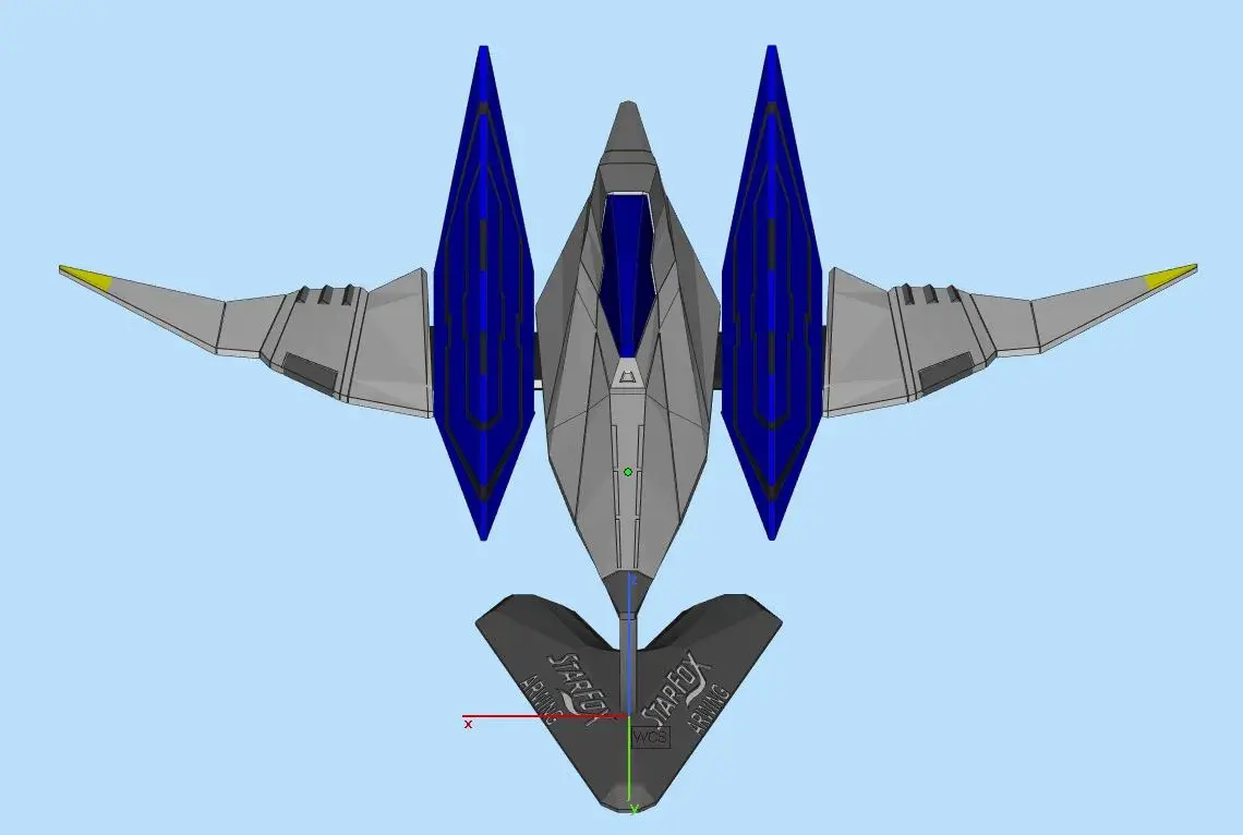 Star Fox spaceship
