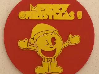 Pac-Man Christmas Ornament