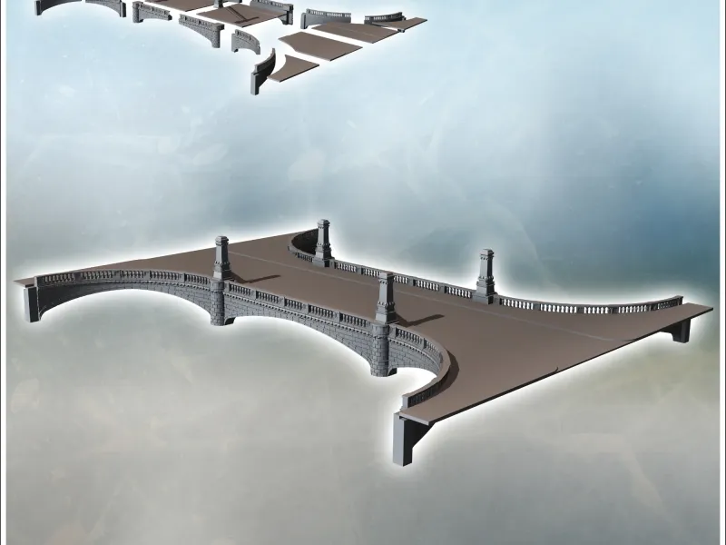 Emperor William Bridge (Berlin, Germany) - miniatures warham