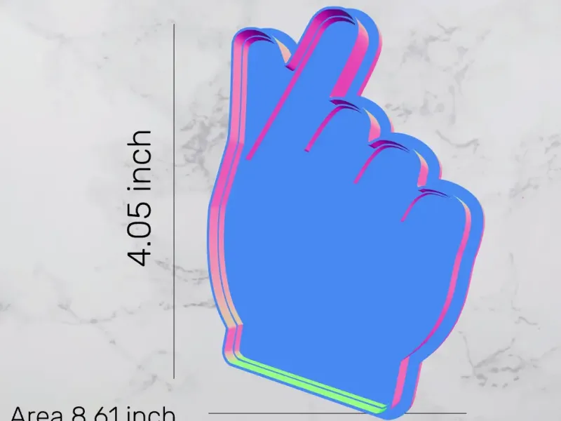K-pop Finger Herz Ausstechform Stempel