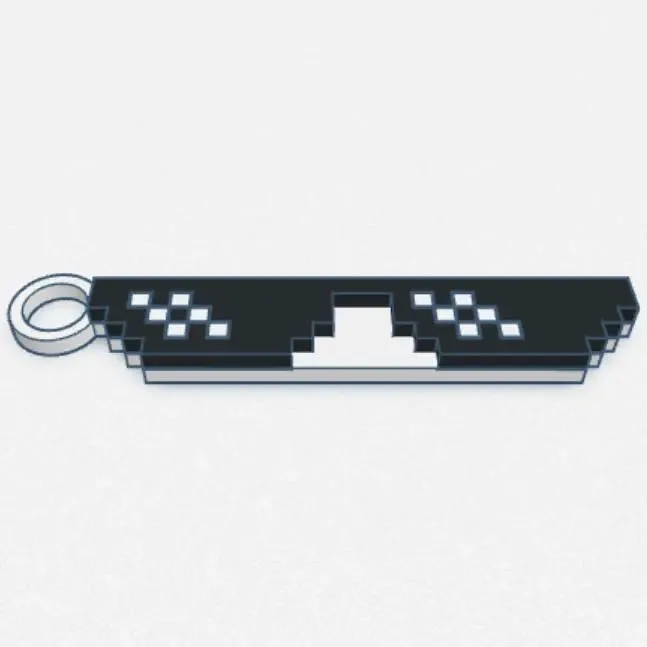 MLG Glasses Keychain